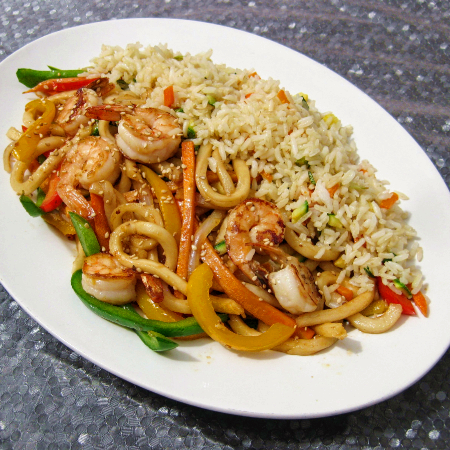 Yakiudon camaron