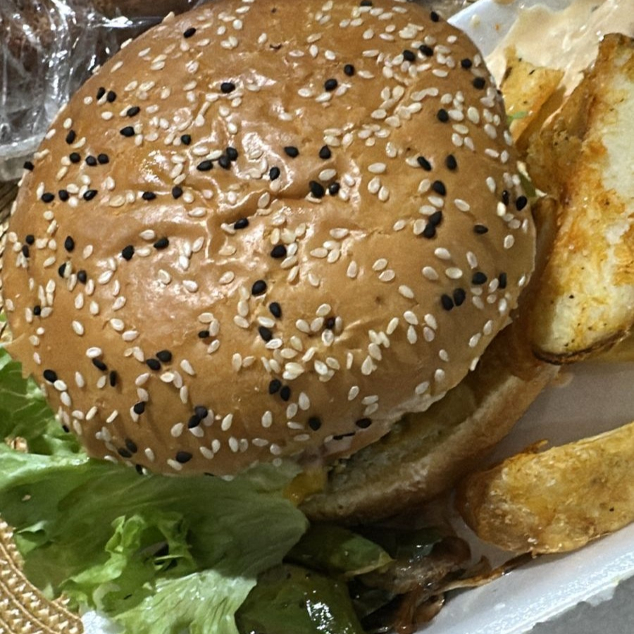 Hamburguesa de Pollo Empanizado Tempura