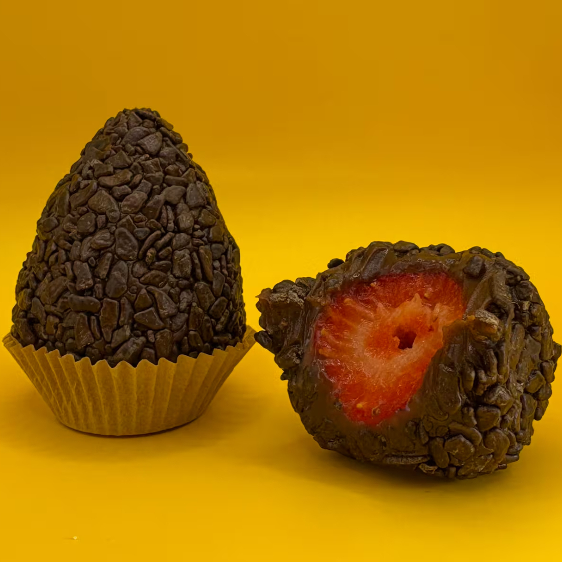 1 Coxinha de Morango c/ Brigadeiro 80g