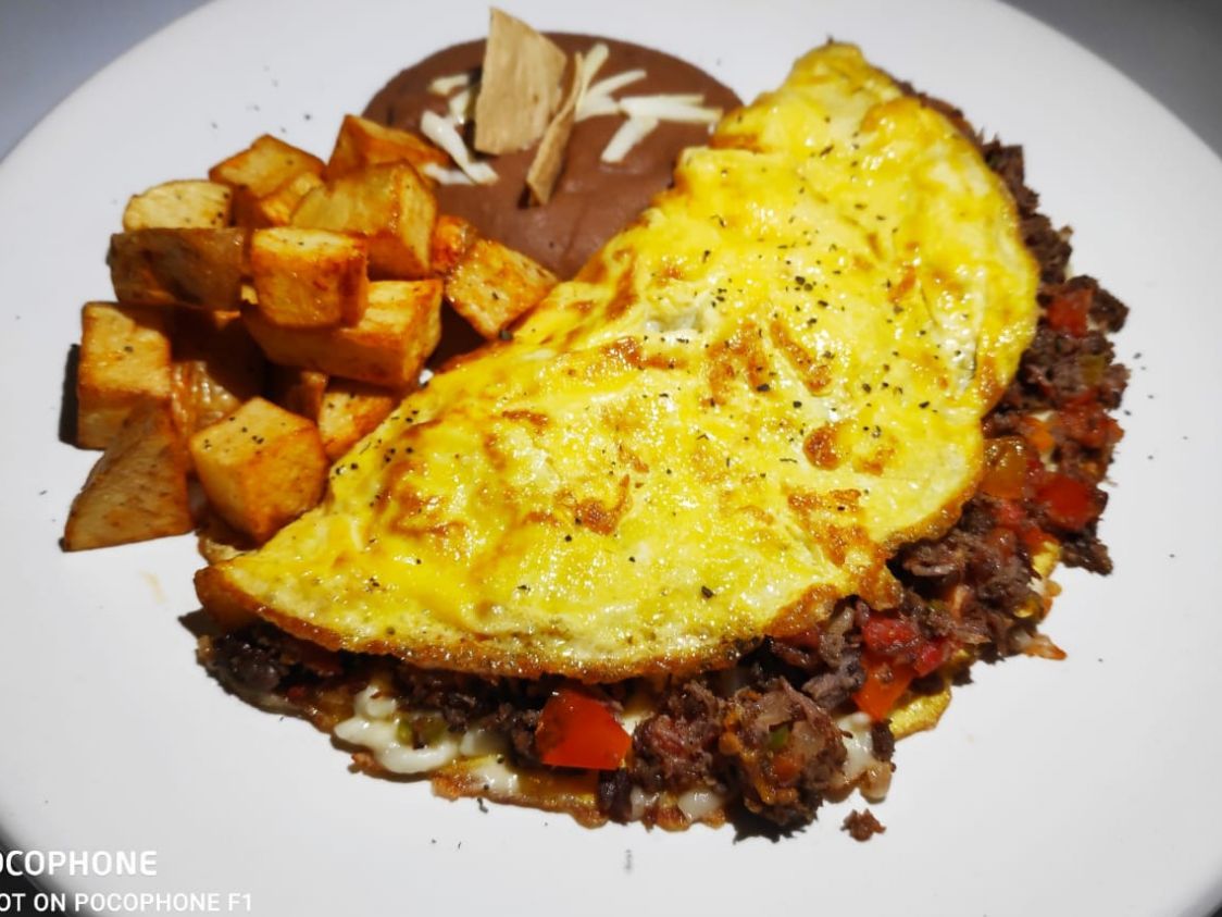 Combo-Omelette El Arriero+Café Americano