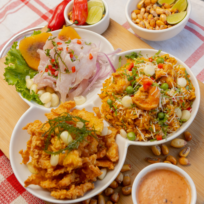 Trío Marino con Chicharrón de Pota