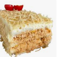 Torta assada em nosso forno a lenha.