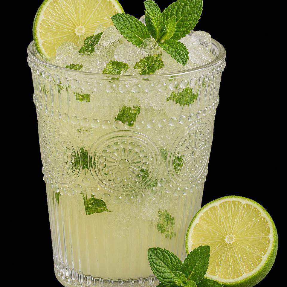 LIMONADA NATURAL CON HIERBABUENA