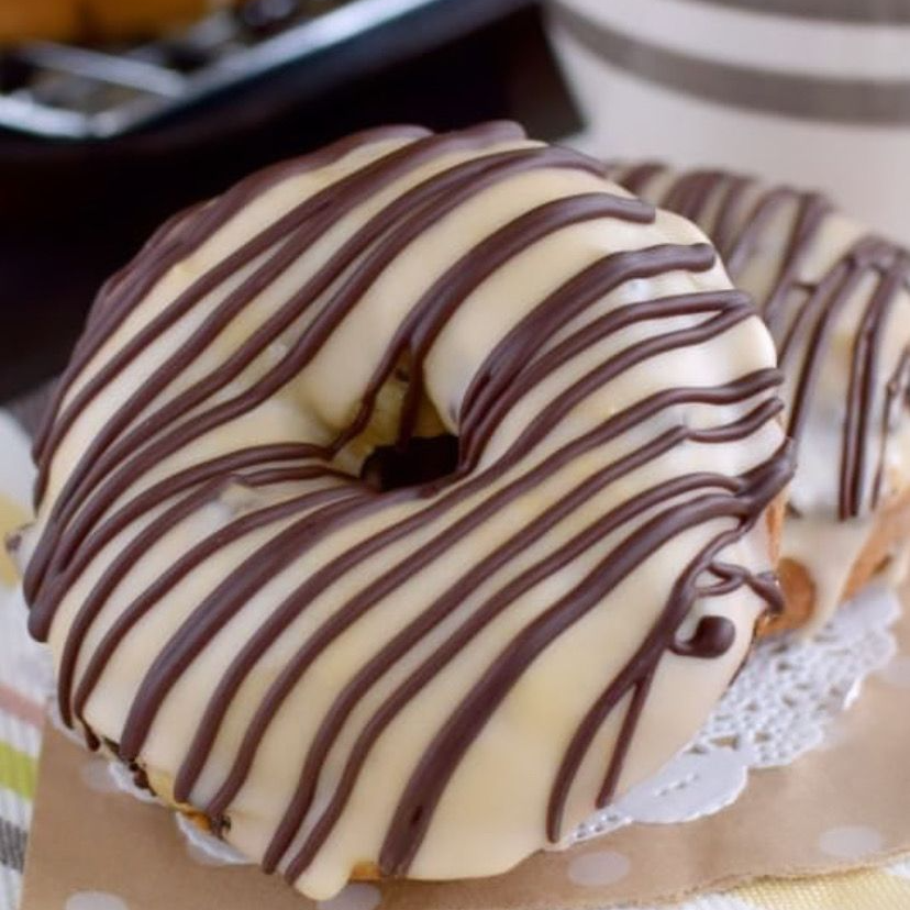 Dona de maple con Chocolate