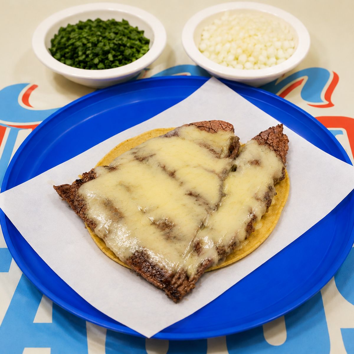 Taco Sirloin con queso