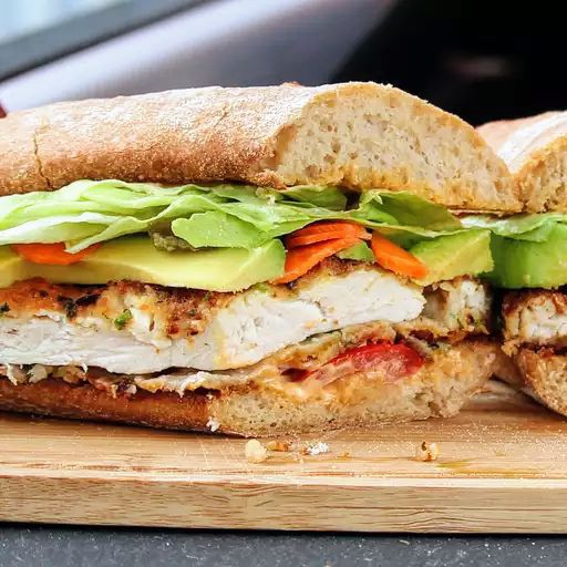 Torta de milanesa de pollo