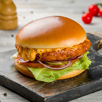HAMBURGUESA DE POLLO CRUNCH