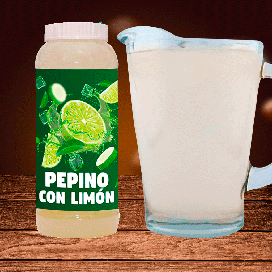 Agua de Pepino con Limón 1 L