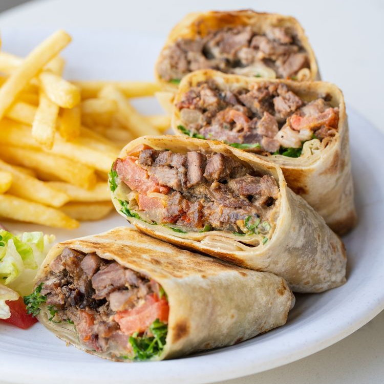 Mega burrito de asada