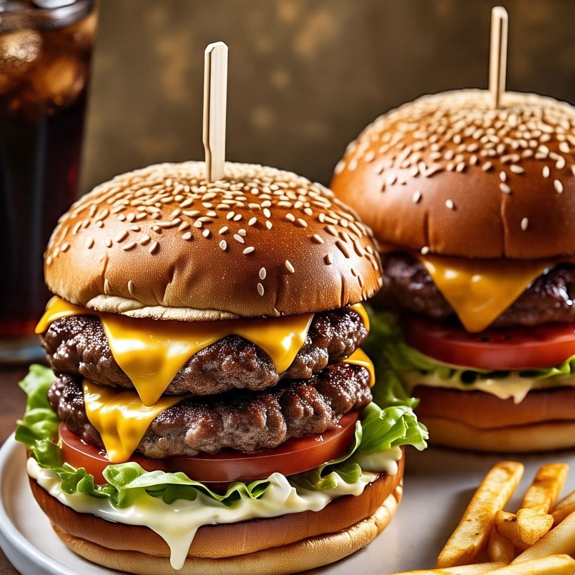 2x1 Hamburguesa Doble Rancho