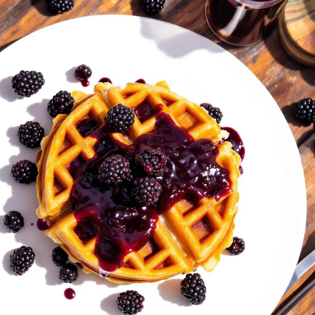 WUAFFLE DE ZARZAMORA SENCILO