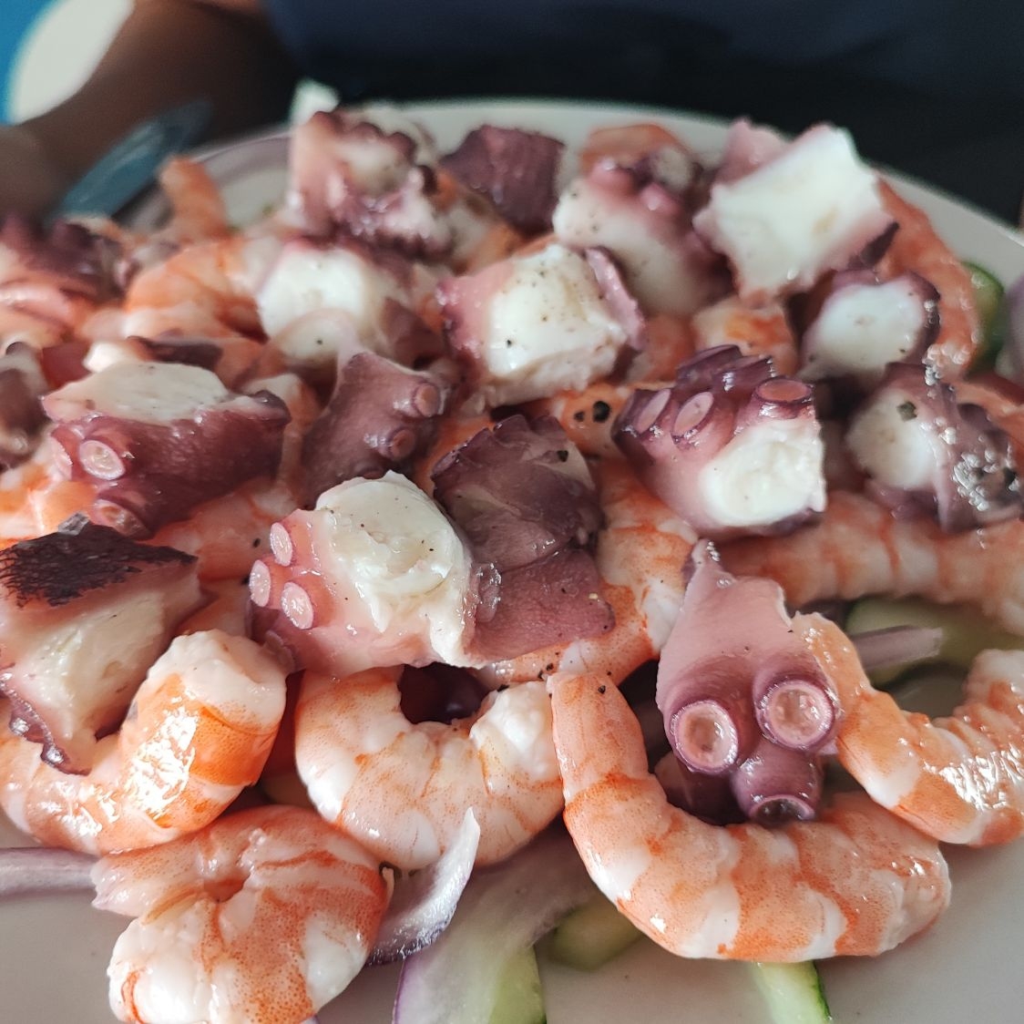 Ensalada de Pulpo y Camarón