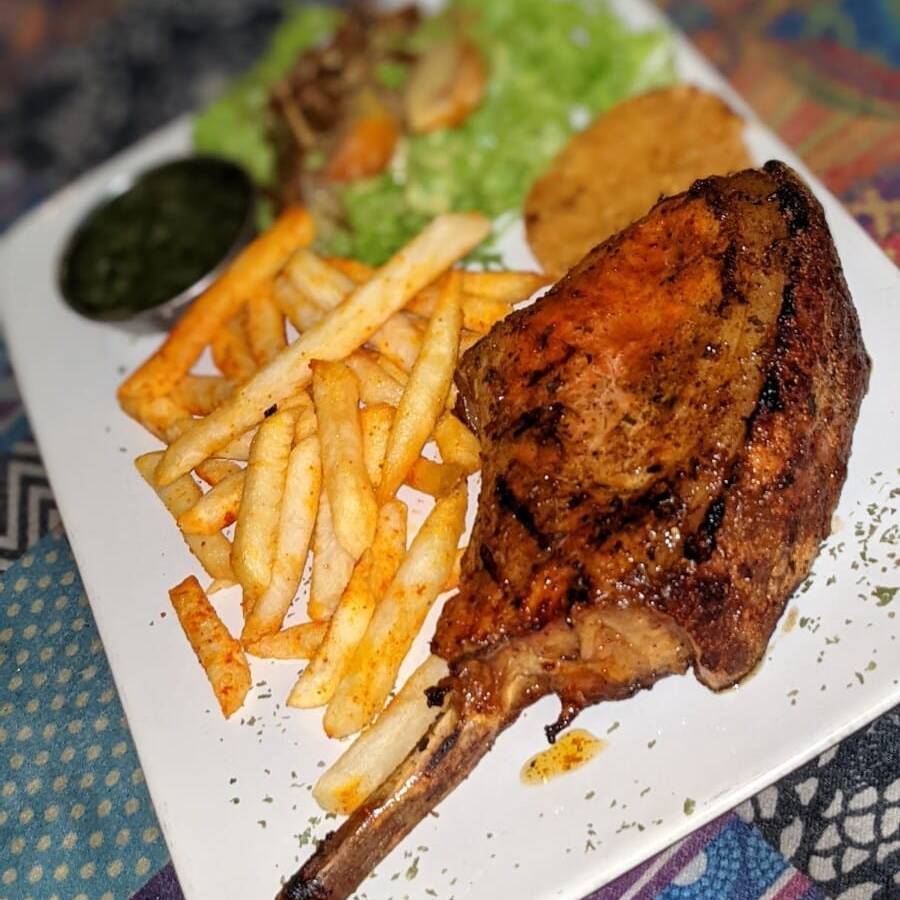 Tomahawk Pork Chops