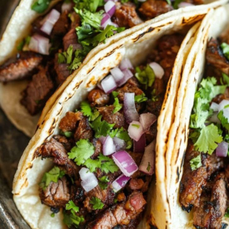 Combo Que Burros #2, 3 Tacos + 2 Chorreadas