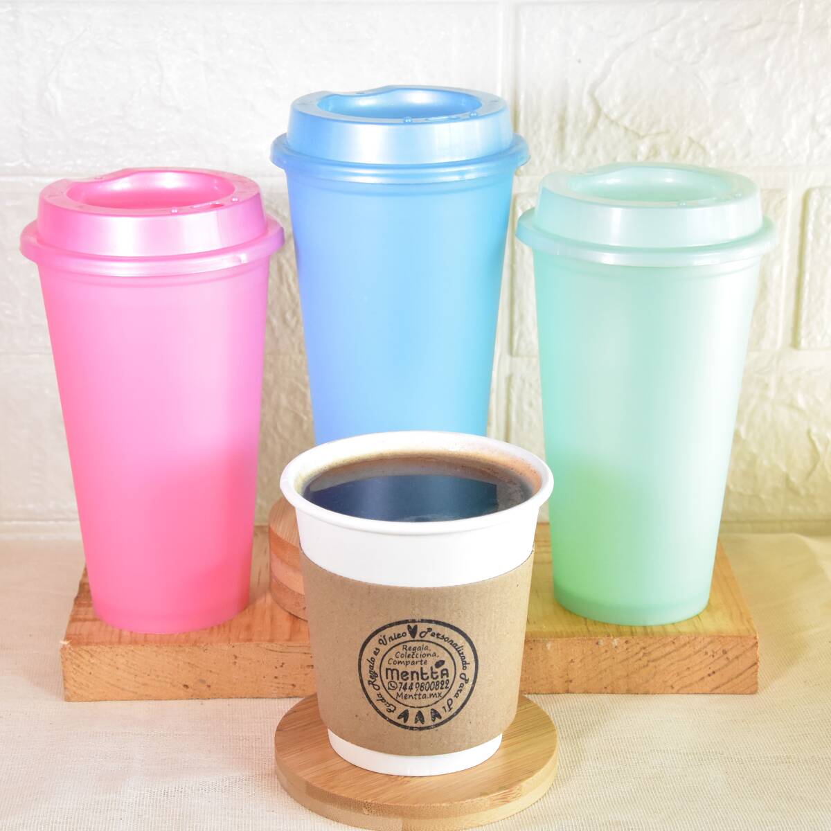 Combo Café Filtrado + Termo con Tapa, 14oz.