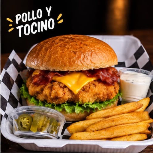 Hamburguesa Especial de Pollo