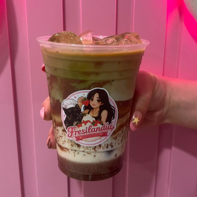 ICED NUTELLA MATCHA LATTE