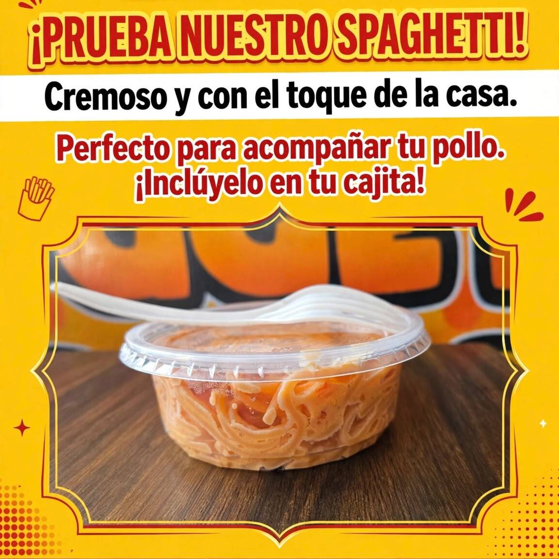 Spaguetti en Crema 1/4