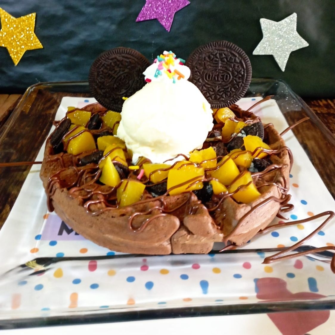 Waffle Mickey.