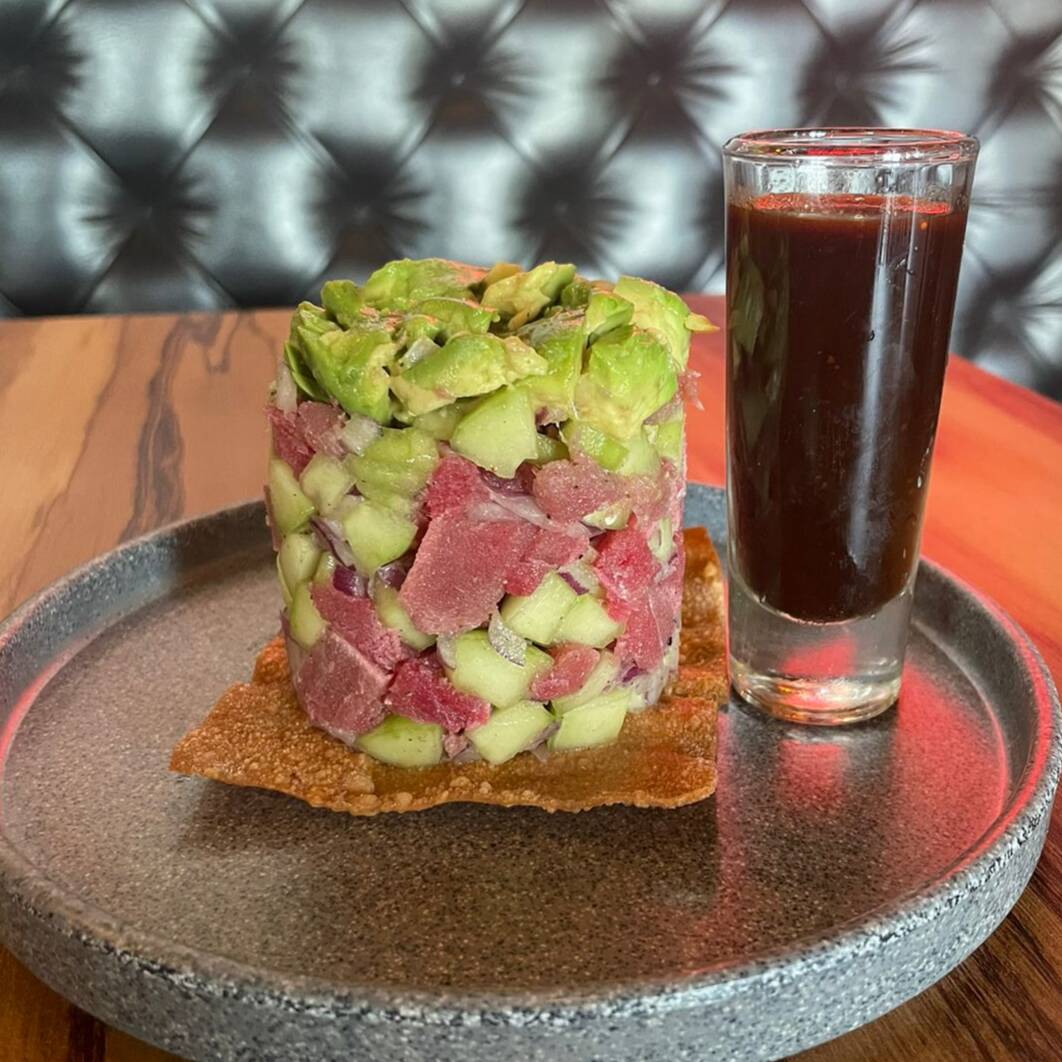TOSTADA AZUL