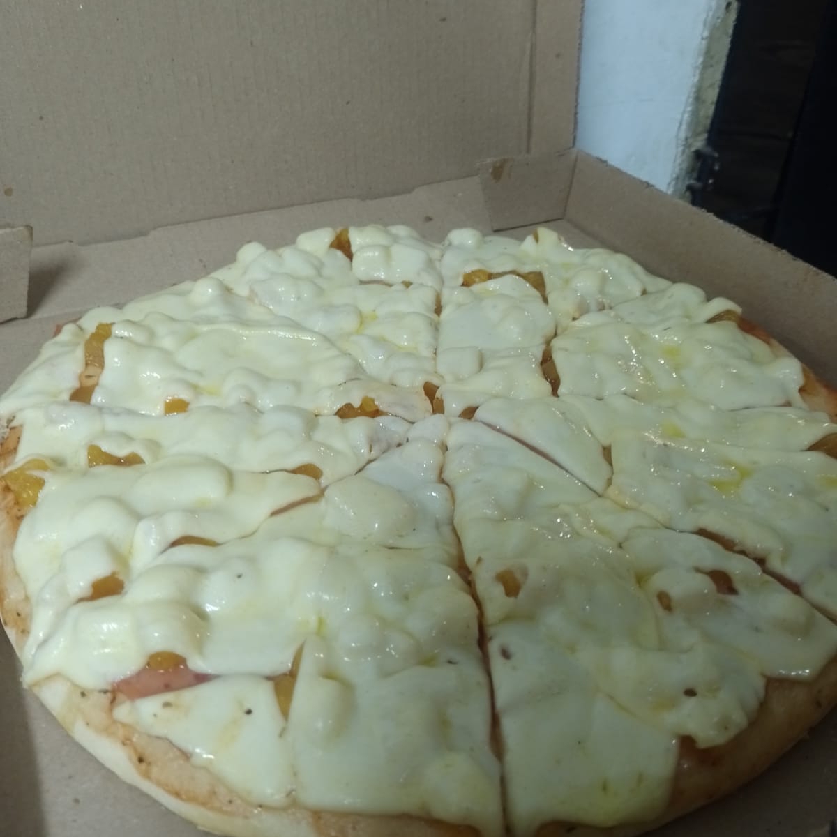 Pizza Mediana 6 Porciones Opción 2 Sabores