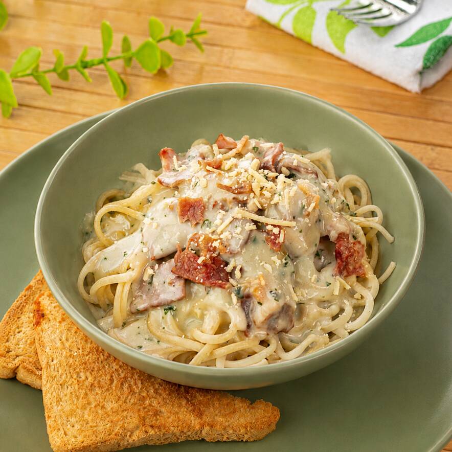 Spaguetti Alfredo Carbonara