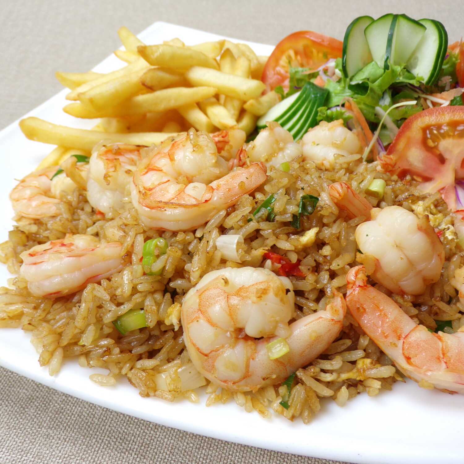 Combo Arroz con Camarones