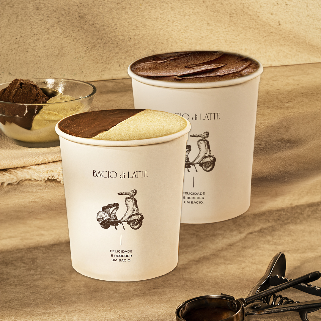 Compre 1 leve outro. Escolha até 4 sabores de gelato/sorvete. Tamanho ideal para compartilhar com até 4 pessoas.
*490 ml / aproximadamente 420 gr por unidade.