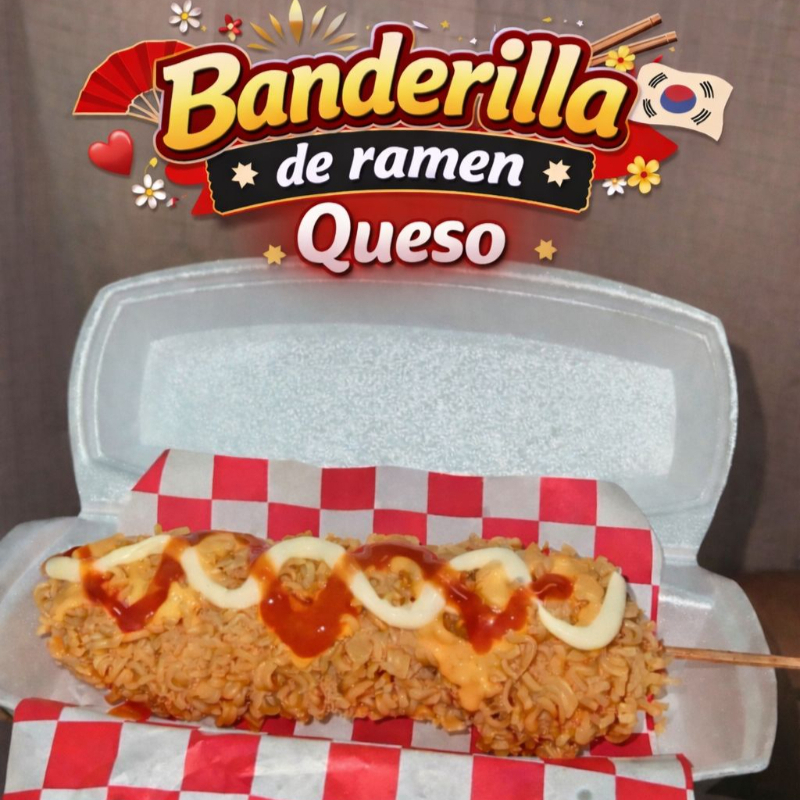 Banderilla De Ramen Queso