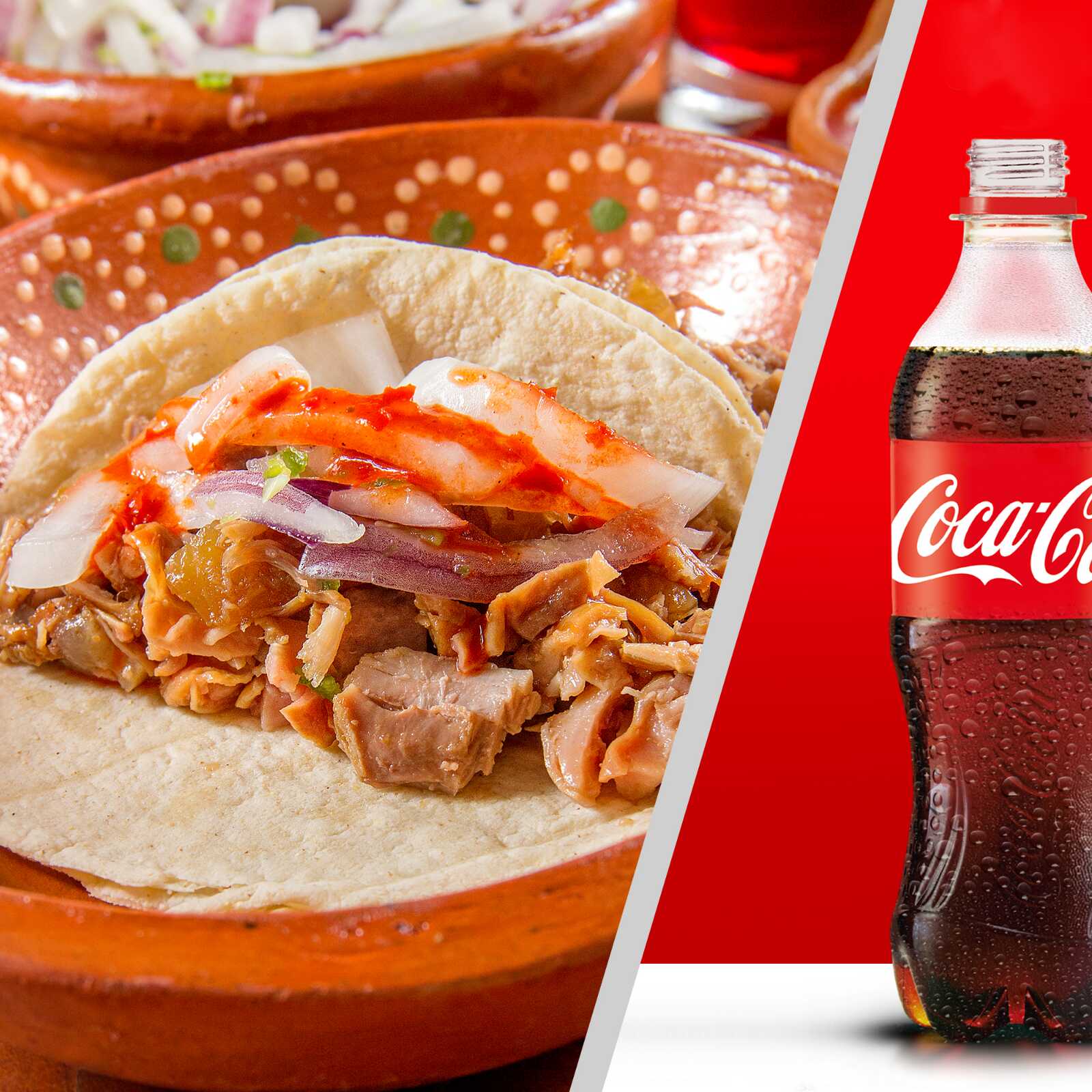 Tacos de Carne + refresco