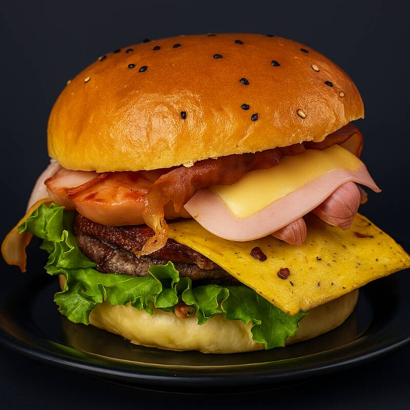 HAMBURGUESA SUPREMA 3.20 ESTA BRUTAL