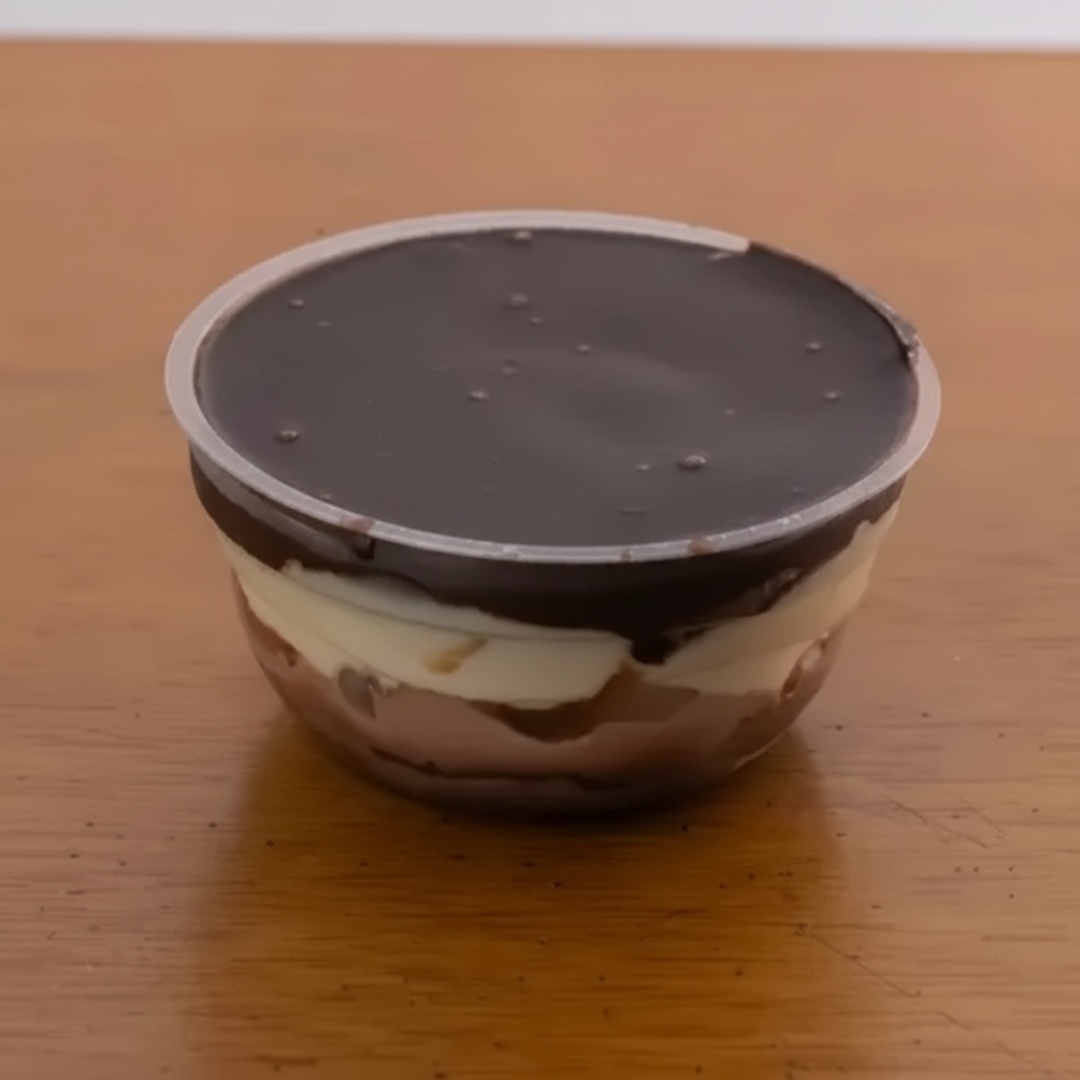 Creme de chocolate preto, morango e chocolate branco. Uma mistura de dar água na boca, com um misto de sensações!