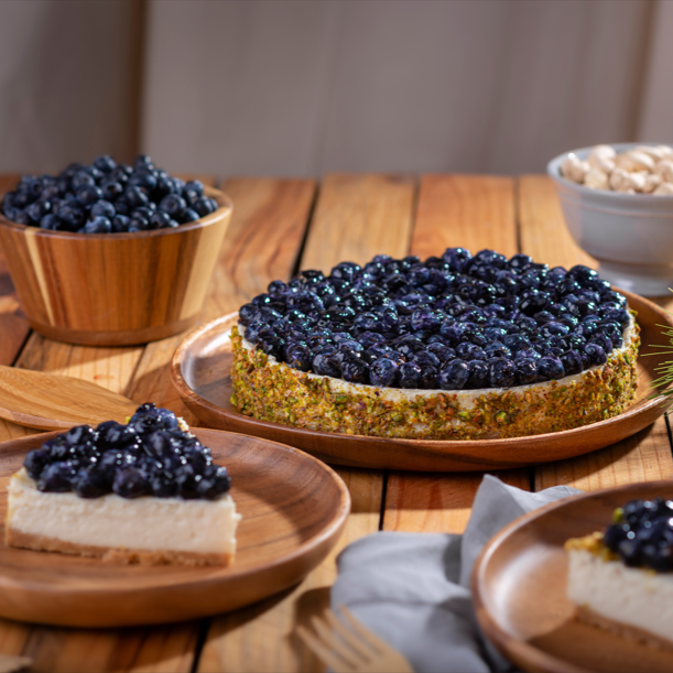 Pay Blueberry con Pistache