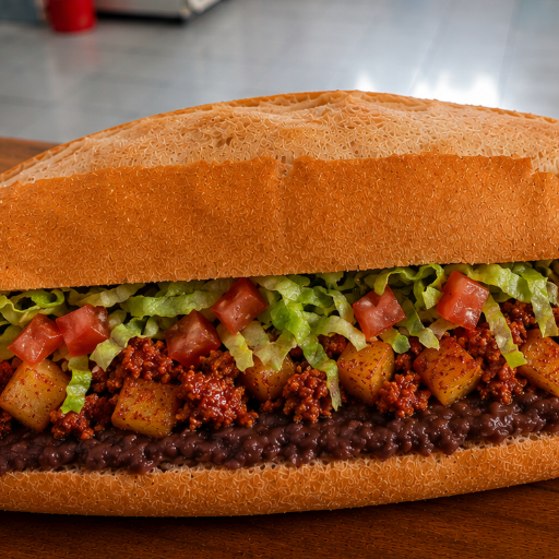 Lonche de Chorizo con Papas