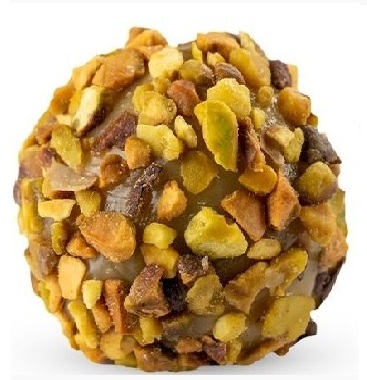 Ingredientes: leite condensado, creme de leite, chocolate branco Belga, pistache, margarina sem sal, glucose de milho. CONTÉM GLÚTEN. CONTÉM LACTOSE.