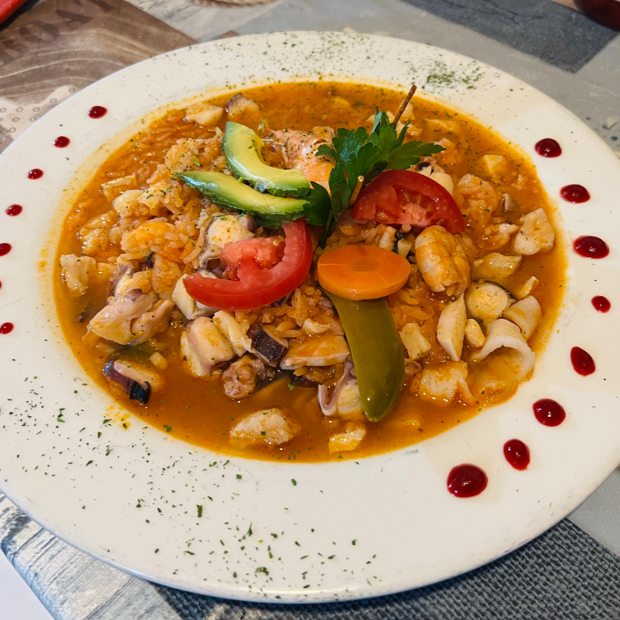 Arroz a la Tumbada Solo Camarones