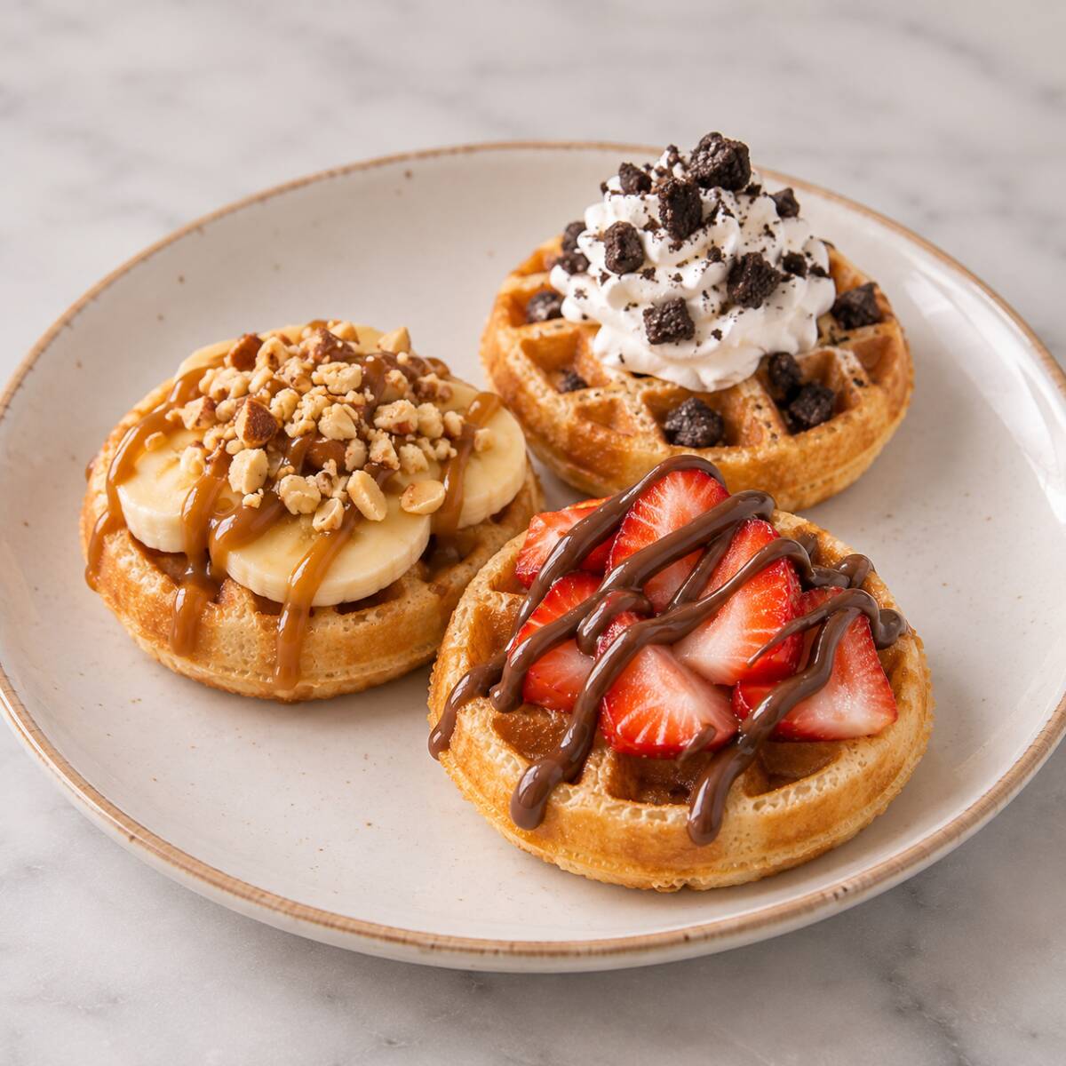 Mini Waffles (3 Piezas)