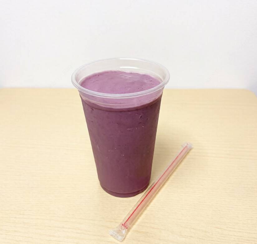 Açaí batido com leite.