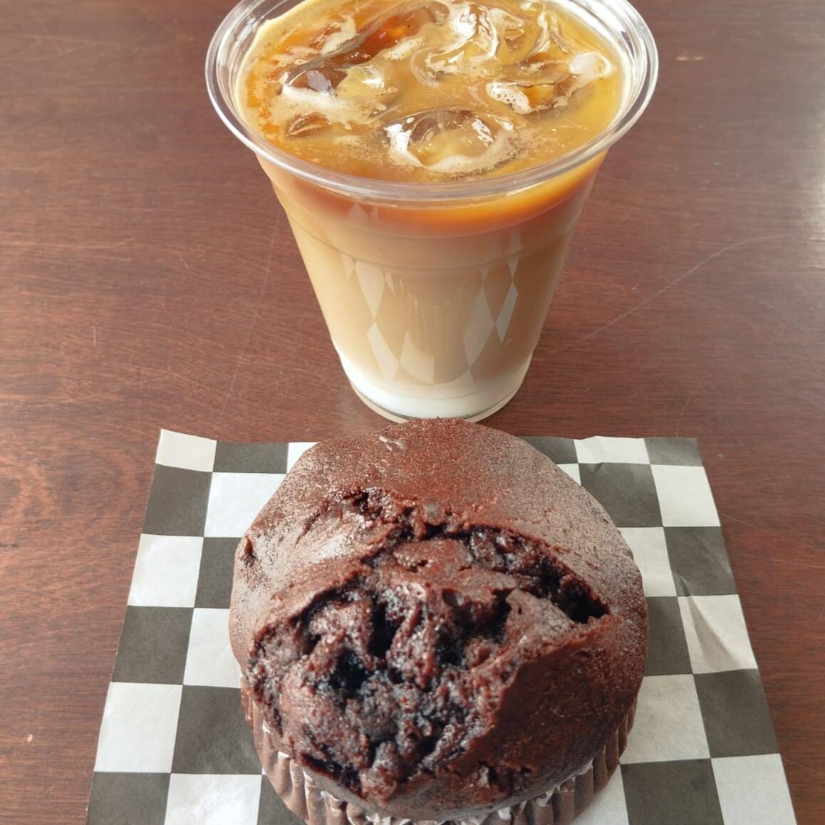 Combo Iced Latte+ Muffin Chocolate