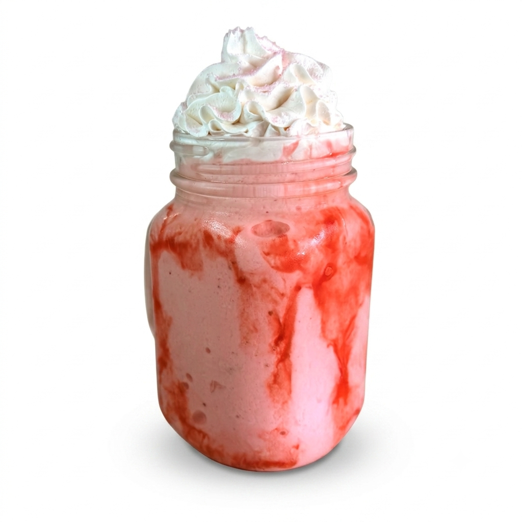 Fresas con Crema Frappe