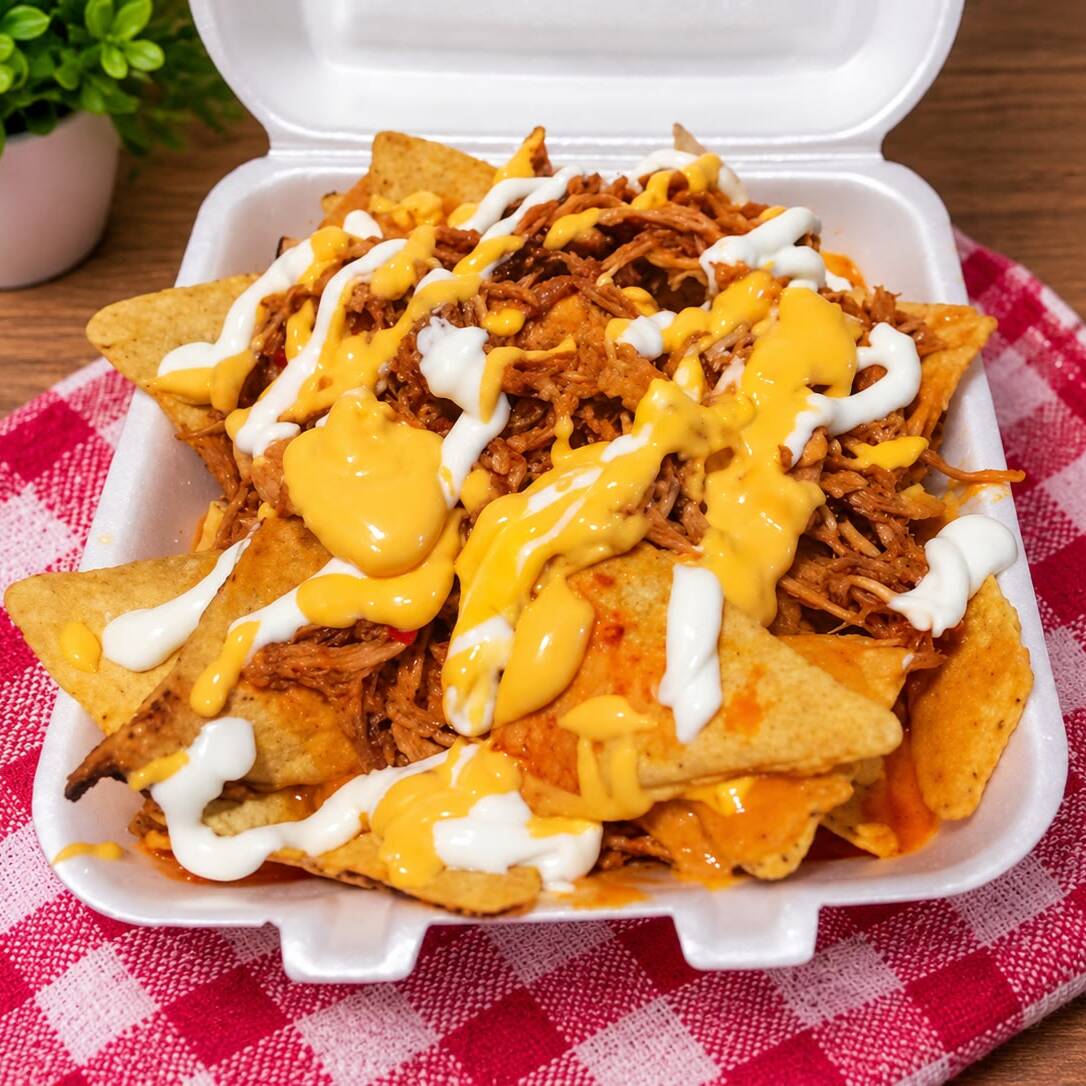 Nachos con Pierna