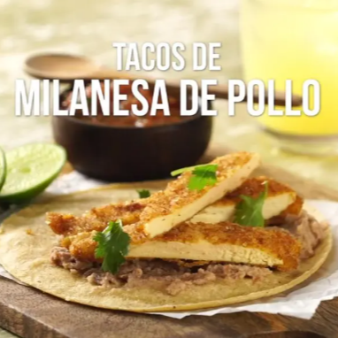 Taco de Pechuga Empanizada