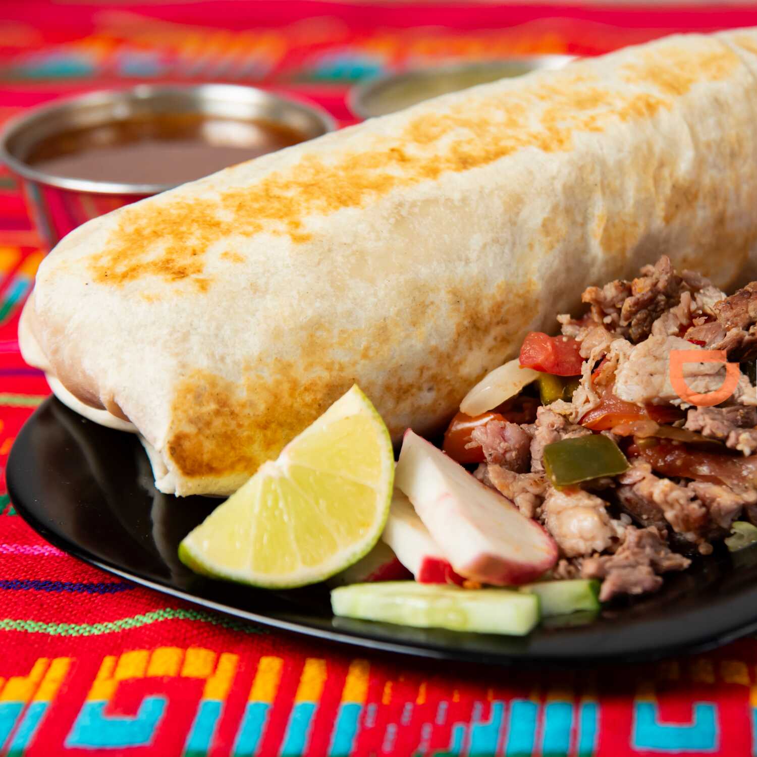 PROMO BURRITO BISTEC SALSA VERDE + JAMAICA 500 ML