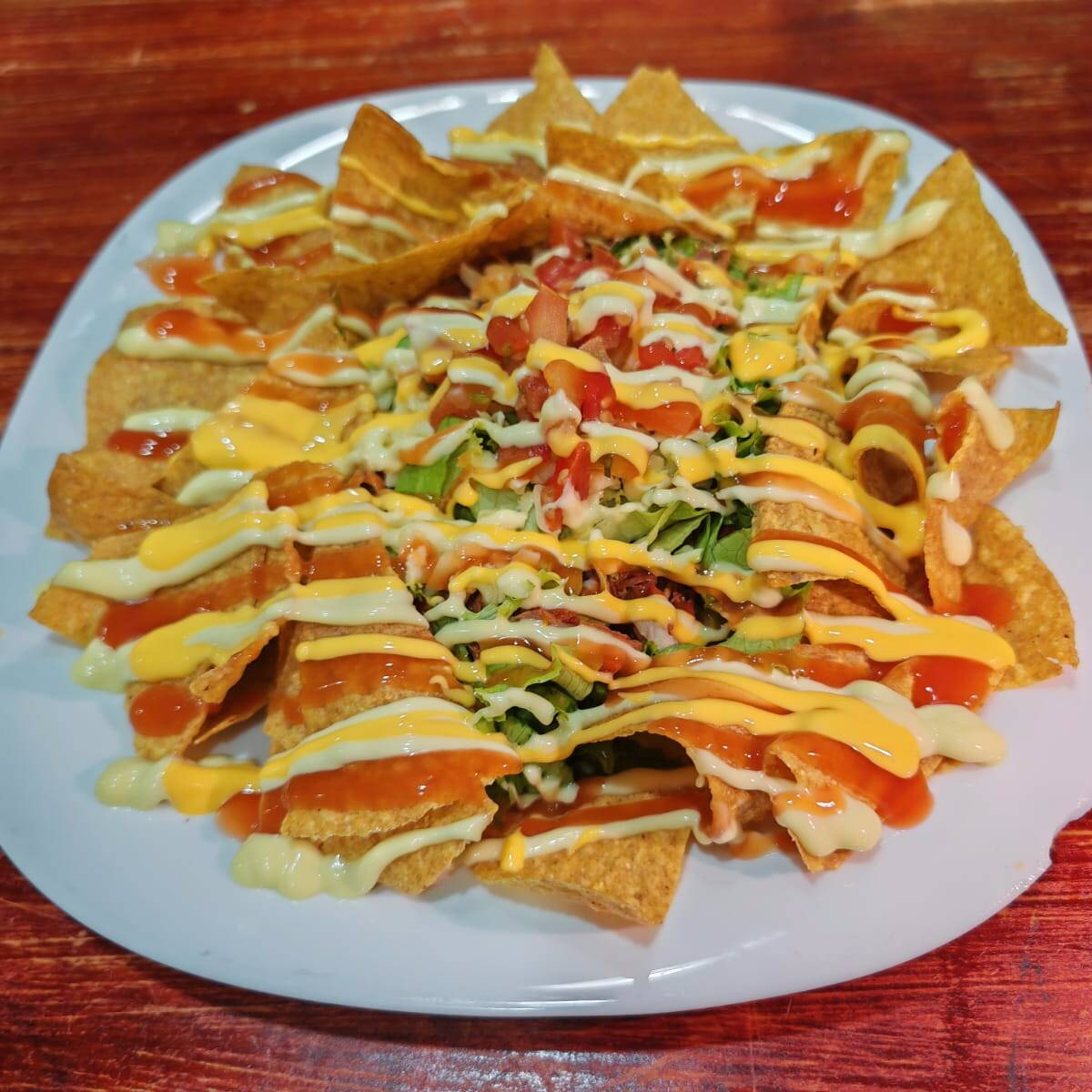 Nacho de Fajitas de Pollo