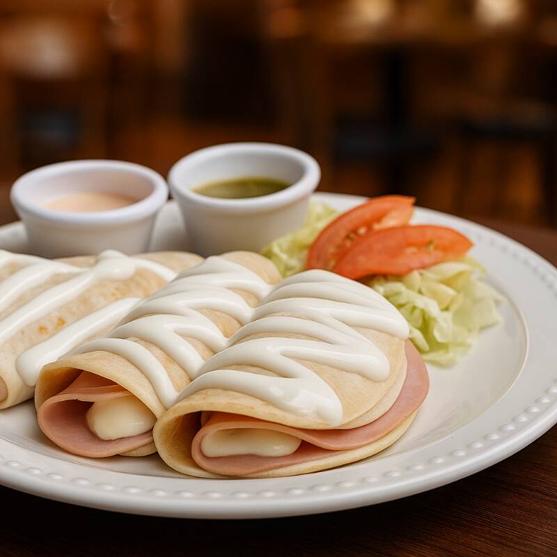 Burrita de Jamón y Queso