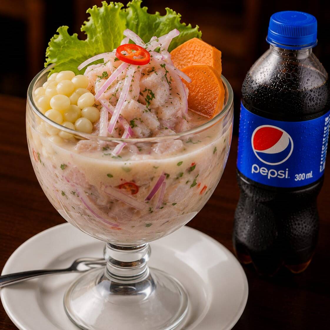 ESPECIALIDAD LECHE DE TIGRE+ BEBIDA