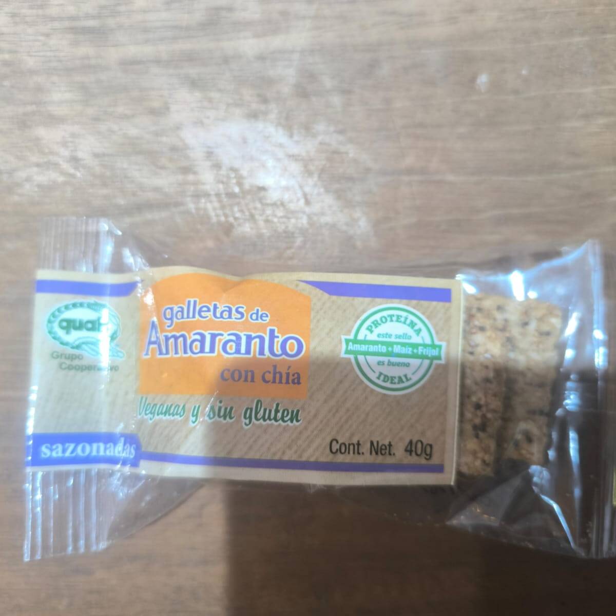 Galletas de amaranto con Chia sin gluten