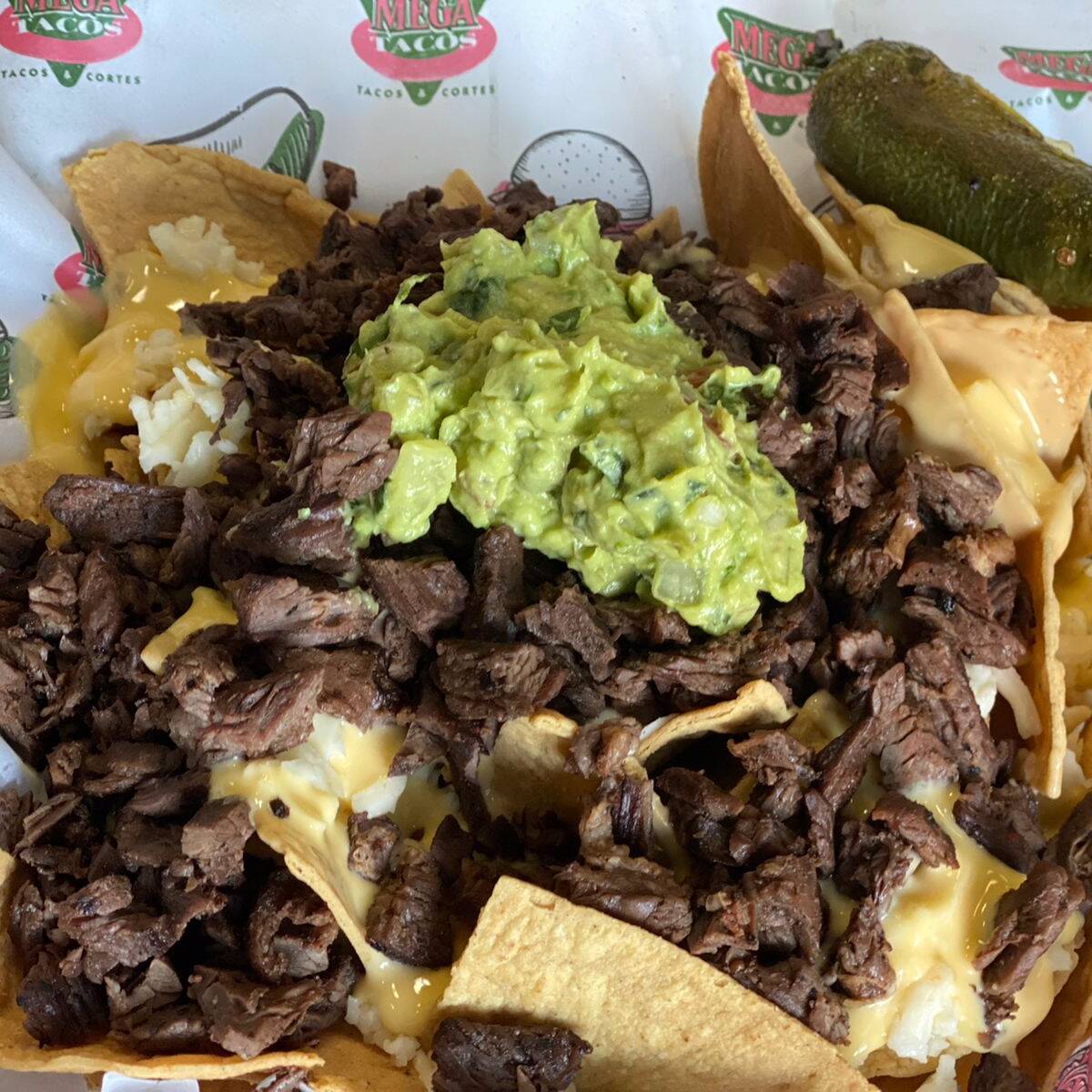 Nachos con Arrachera