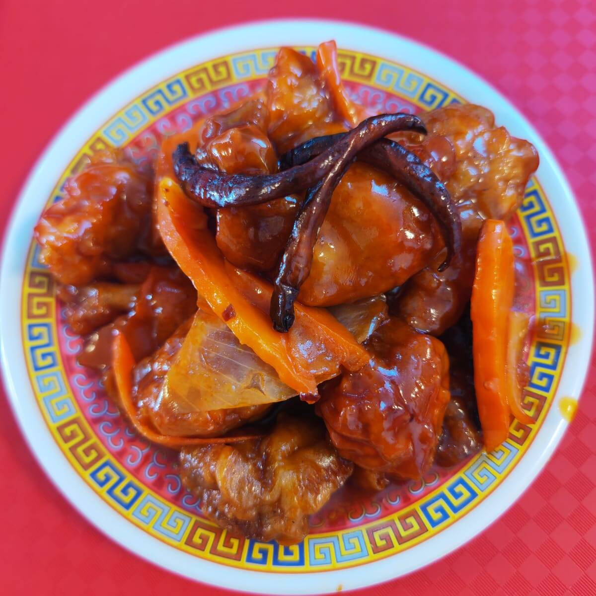 Pollo Agridulce con Picante