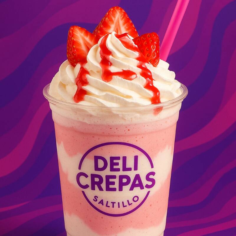 FRAPPE FRESAS CON CREMA GOURMET